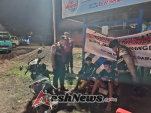 Patroli Biru Sat Samapta Polres Badung Dialogis dengan Warga, Tekan Potensi Kriminalitas Malam Hari