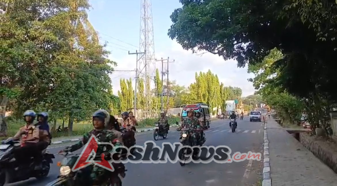 Komcad dan Pramuka Saka Wira Kartika Dukung Patroli Gabungan Kodim 1603/Sikka