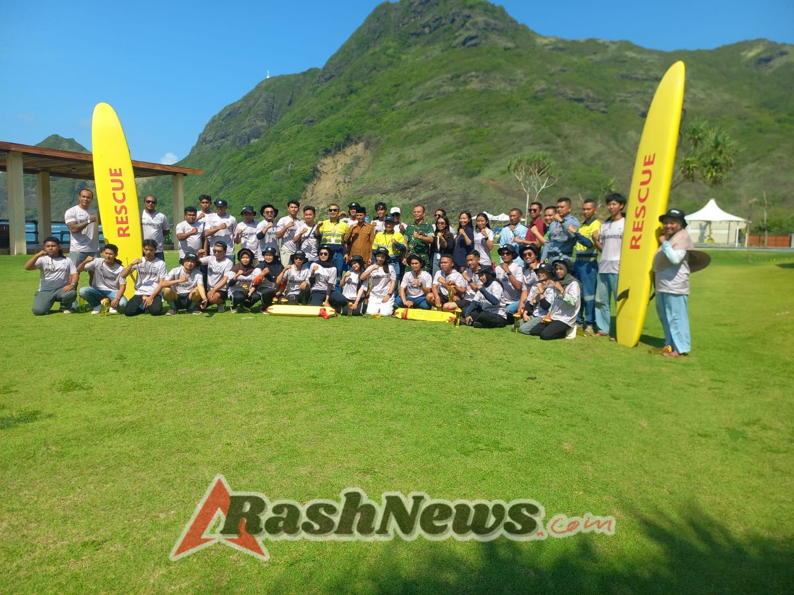 Sinergi TNI dan Pemda, Danramil Sekongkang Hadiri Pembukaan Pelatihan Basic Lifesaving