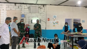 Sinergi TNI dan BGN, Pasi Ter Kodim 1628/KSB Tinjau Dapur Produksi MSG di Lingkungan KTC