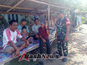 Larangan Judi dan Narkoba Jadi Fokus Himbauan Babinsa di Wilayah Wawo