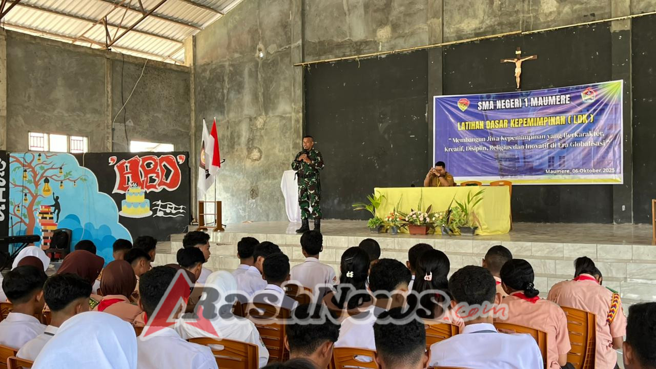 Latihan Dasar Kepemimpinan, Kasdim 1603/Sikka Bekali Generasi Muda Jiwa Nasionalisme
