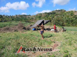 Babinsa Desa Raenyale Ajak Warga Jaga Ketahanan Pangan Lokal