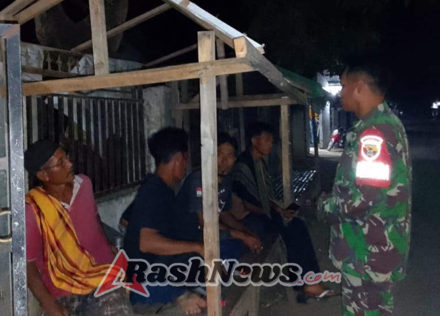 Babinsa Baralau Dorong Pengaktifan Kembali Siskamling di Desa