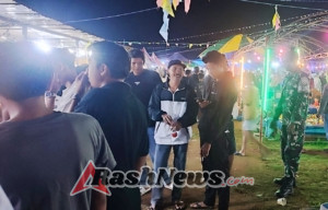 Koramil 1628-03/Seteluk Tingkatkan Pengamanan Lewat Patroli dan Silaturahmi Malam Hari