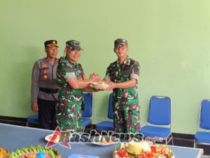 Semangat Kebersamaan Warnai HUT Ke 80 TNI, Koramil Dan Polsek Nusa Penida  Semakin Solid