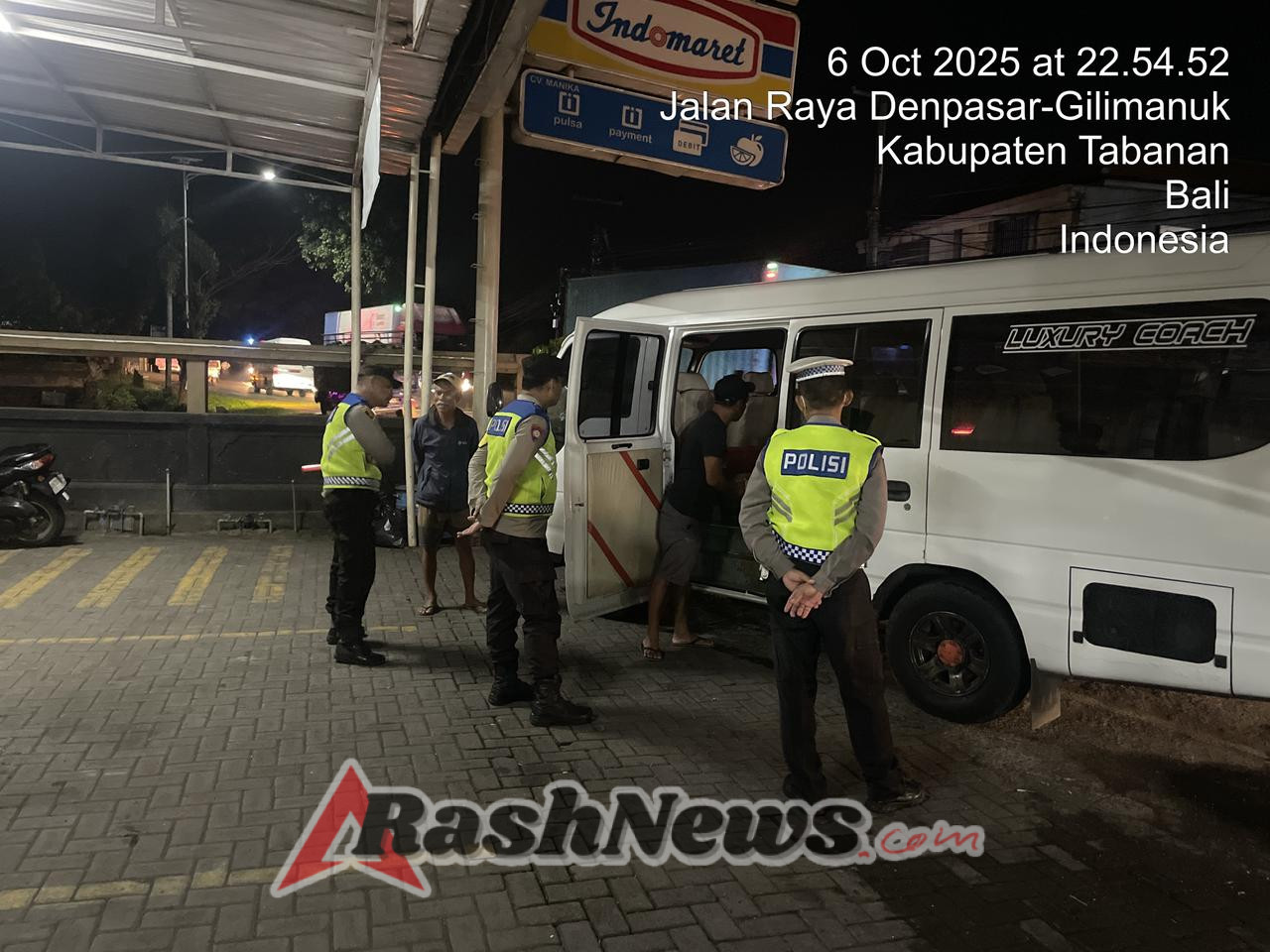 Cegah Pencurian 3C, Polsek Selemadeg gencarkan Patroli Blue light malam hari