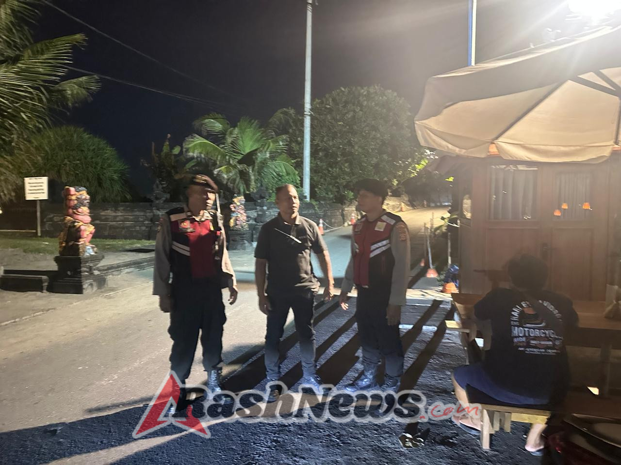 Polsek Kuta Utara Patroli Sasar  Kawasan Wisata  Wujudkan Rasa Aman bagi Wisatawan