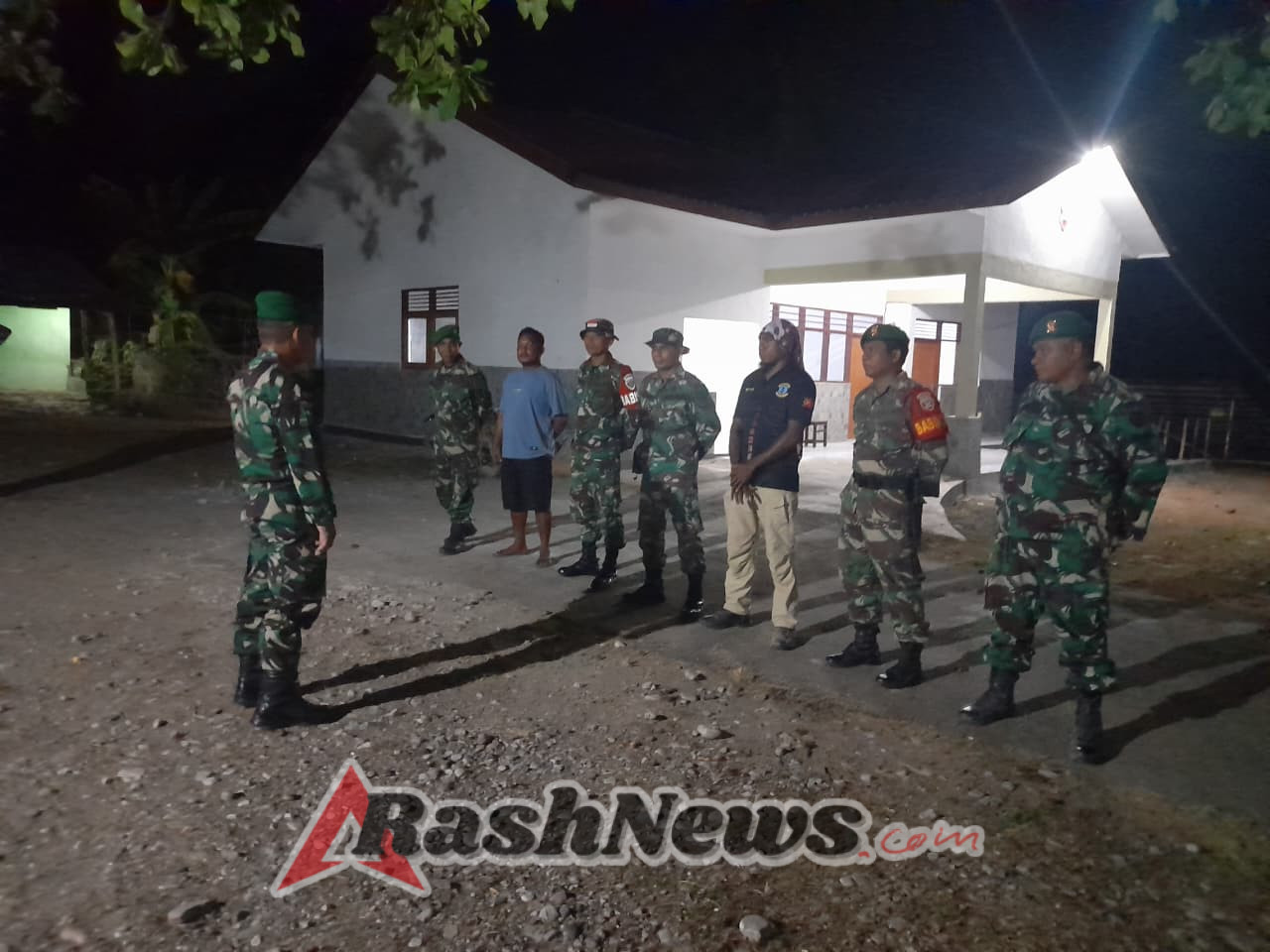 Patroli Mandiri Koramil Naikliu Tingkatkan Keamanan Lingkungan Teritorial