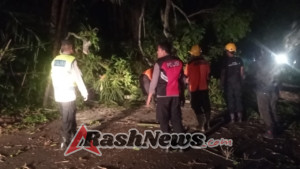 Polsek Bebandem bersama BPBD Karangasem dan Masyarakat serta 1 Mobil Derek Bersinergi