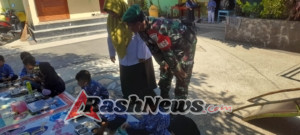 Sinergi Babinsa dan Sekolah, Program Makan Bergizi Gratis Berjalan Lancar di Seteluk Tengah