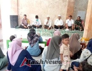Pendampingan oleh Babinsa dalam Sosialisasi Penyakit Campak pada Masyarakat