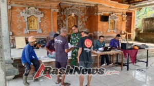 Sinergitas Babinsa Bungbungan Dan Dinas Pajak, Hadirkan Kemudahan Warga Dalam Membayar Pajak