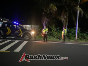 Polsek Selemadeg barat Gelar Patroli Malam Menjelang Dini Hari