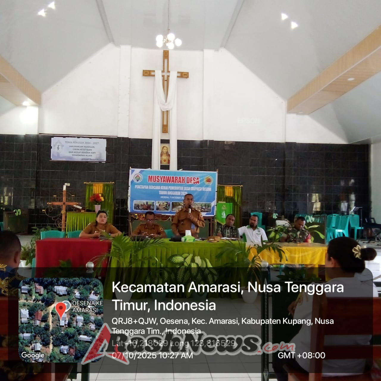 Pemerintah Desa Oesena Gelar Rapat RKPDes Dihadiri Babinsa