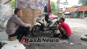 Bhabinkamtibmas Desa Bungaya Kangin  Sambang dan Perkuat Koordinasi Kamtibmas Dengan warga Masyarakat.