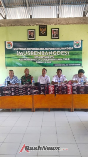 Babinsa Koramil 02/Umalulu Dorong Pembangunan Desa Melalui Musrenbangdes