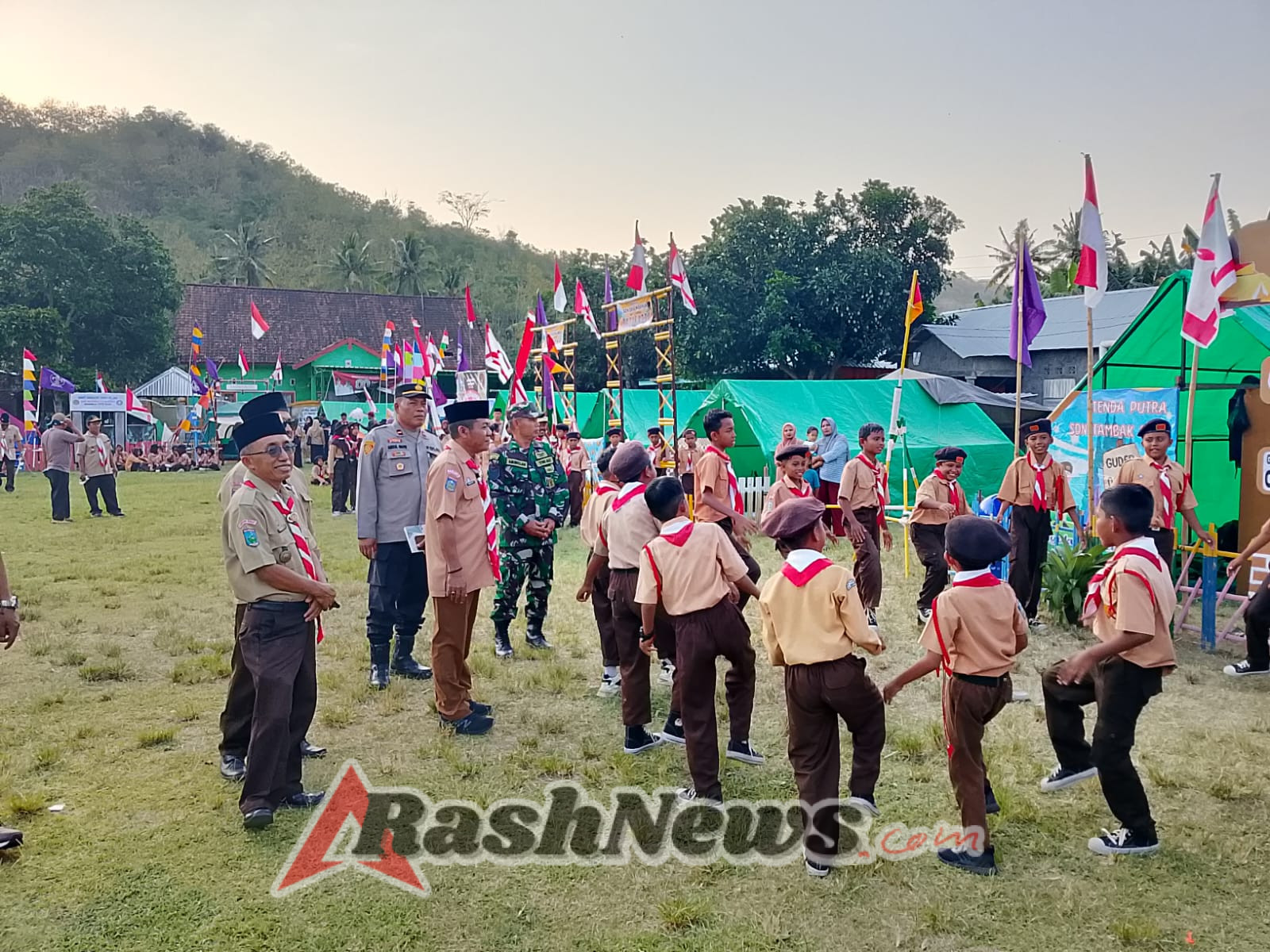 Forkopimcam Poto Tano Buka Jambore Pramuka 2025, Tanamkan Nilai Disiplin dan Kebersamaan