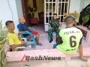 Melalui Komsos, Babinsa Sertu Jefri Nahak Serap Aspirasi dan Imbau Warga Jaga Kamtibmas