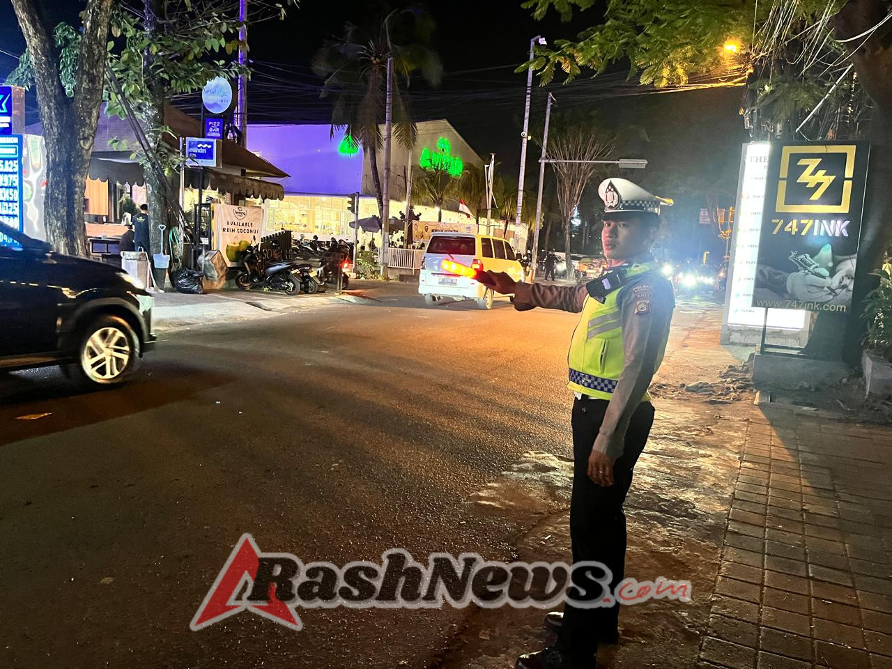 Urai Kemacetan Sore Hari Polsek Kuta Utara Gelar Personel  Wujudkan Arus Lalu Lintas Lancar