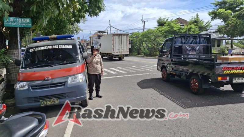 Sat Binmas Polres Tabanan Gencarkan Penling, Ajak Masyarakat Tertib Berlalu Lintas dan Jaga Kamtibmas