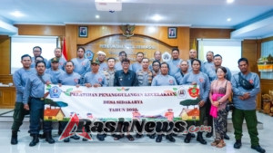 Sat Binmas Gelar Simakrama dan Pelatihan Penanggulangan Kecelakaan Lalu Lintas di Kantor Perbekel Sidakarya