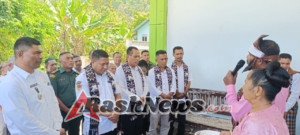 Danramil 1603-05/Bola Ikut Serta dalam Peresmian Gedung Puskesmas Wualadu