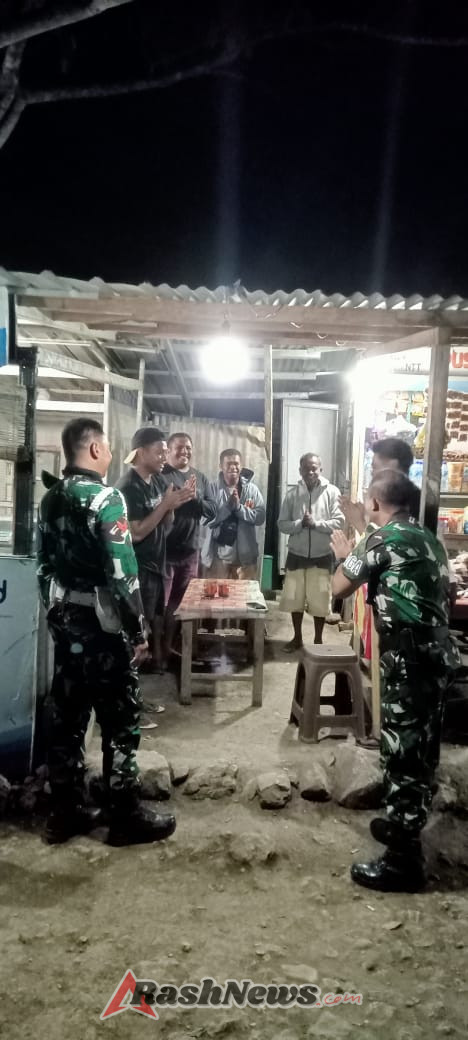 Ciptakan Situasi Kondusif, Kodim 1621/TTS Secara Rutin Gelar Patroli Malam