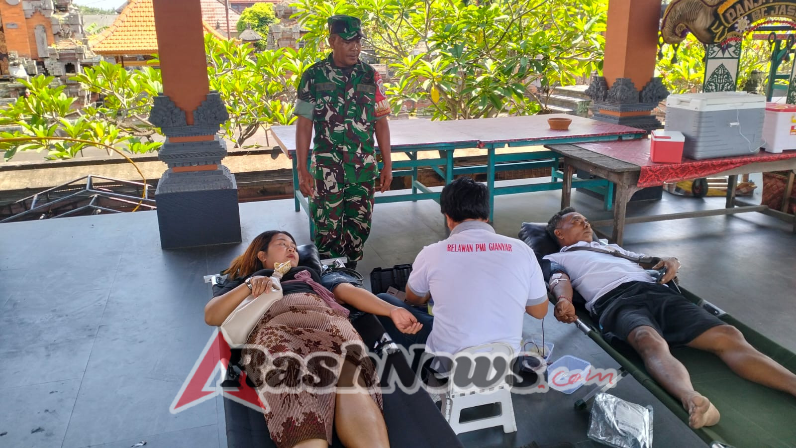 Peran Aktif Babinsa Belega Bantu Penuhi Stok Darah PMI Gianyar