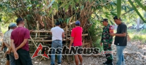 Babinsa Koramil 1628-04/Seteluk Bersama Dinas Pertanian Data Hewan Ternak Warga Desa Seran