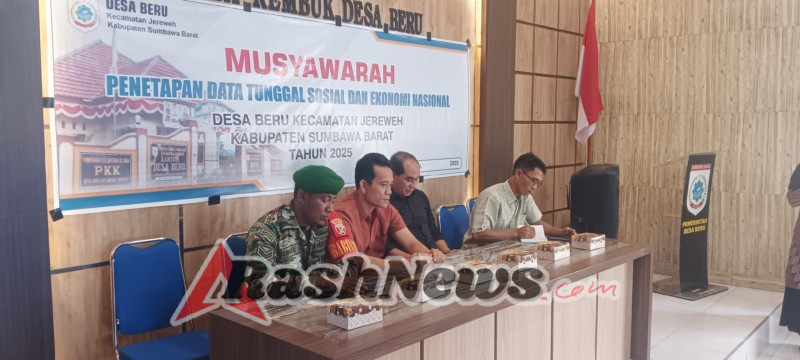 TNI dan Pemerintah Desa Beru Kompak Wujudkan Data Sosial Ekonomi yang Akurat dan Tepat Sasaran