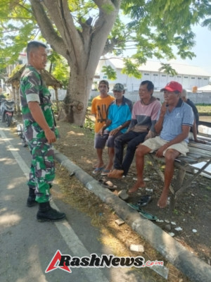 Sinergi TNI dan Masyarakat, Babinsa Dorotangga Bina Pengojek Lewat Edukasi Kamtibmas