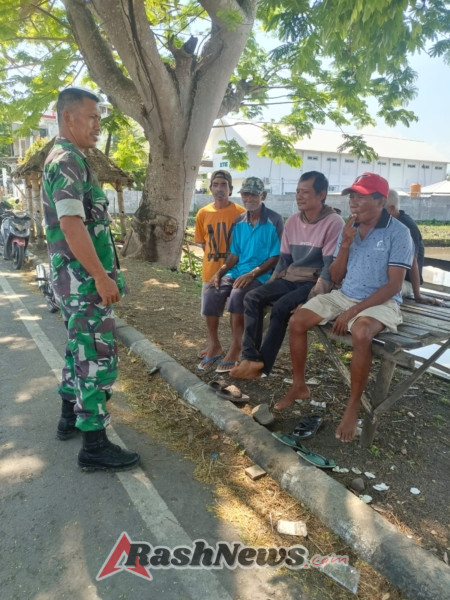 Sinergi TNI dan Masyarakat, Babinsa Dorotangga Bina Pengojek Lewat Edukasi Kamtibmas