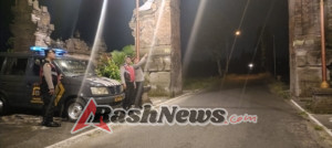 Samapta Polsek Abiansemal Laksanakan Patroli Harkamtibmas, Amankan Upacara Keagamaan & Kawasan Vital