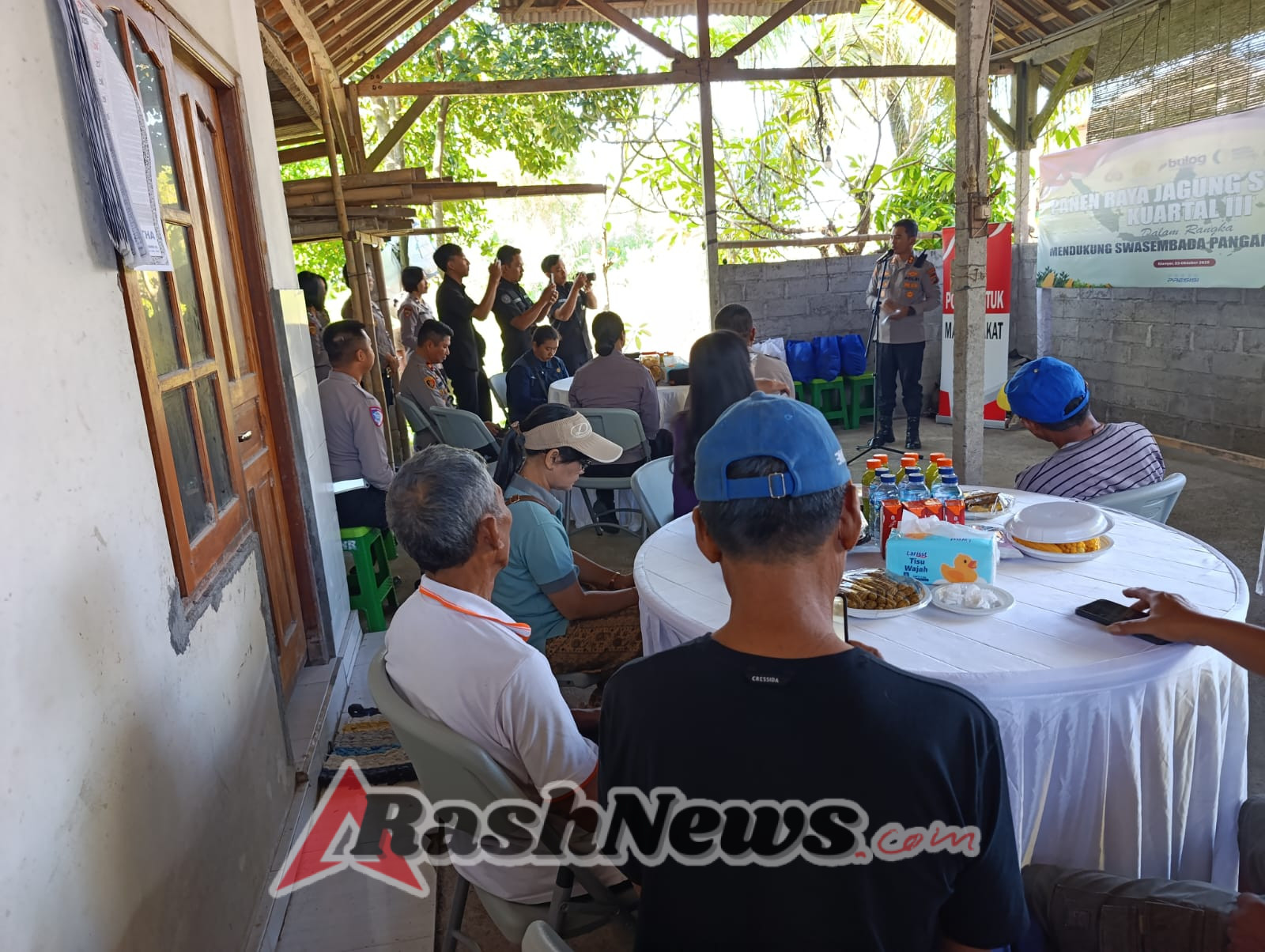 Kapolres Gianyar Gelar Jumat Curhat di Subak Jro Kuta, Serap Aspirasi Petani
