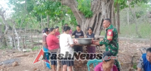 Babinsa Lekunik Ingatkan Warga Hindari Alkohol Berlebihan Saat Acara Syukuran