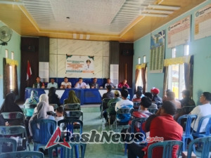 Babinsa Koramil 1628-01/Taliwang Kawal Kegiatan Musdes DTSEN di Desa Moteng