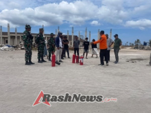 Pelatihan Pencegahan Kebakaran, Babinsa dan BPBD Rote Ndao Siap Tangani Situasi Darurat