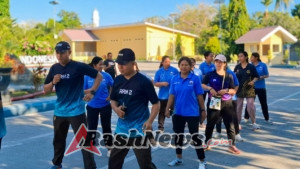 Bersatu Dalam Sehat, Pos Wini Serukan Semangat Olahraga di Perbatasan