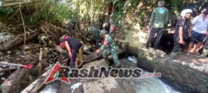 Kolaborasi TNI-Polri dan Pemda Bangli, Normalisasi Irigasi Subak Tanpadaha Dukung Kelancaran Pengairan Sawah Petani