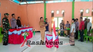 Sinergi Babinsa dan Pemerintah Desa Terjalin Erat di Momen Pelantikan Desa Kuanek