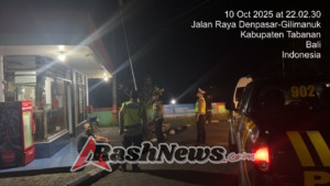 Polsek Selemadeg gelar Patroli Biru, Pastikan Keamanan Malam Hari