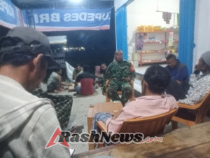 Babinsa Kempo dan Kades Songgajah Gelar Patroli Malam Tingkatkan Keamanan dan Ketertiban Warga
