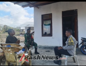 Guna Dukung Tugas Pokok, Babinsa dan Bhabinkamtibmas Komsos Dengan Warga