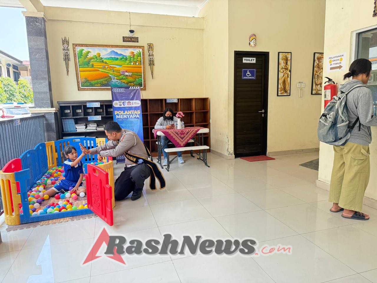 Pelayanan BPKB Ramah Anak, Polres Tabanan Hadirkan Inovasi Humanis di Ruang Pelayanan Publik