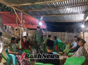 Babinsa Koramil Monta Sinergi dengan Warga Amankan Malam dan Bangun Kesadaran Positif