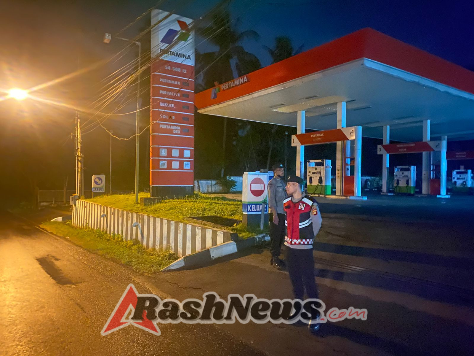 Blue Light Patrol Polsek Bebandem Cegah Gangguan Kamtibmas di Malam Hari