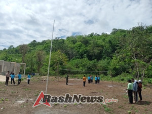 Wujud Pembinaan Teritorial, Babinsa Latih Siswa SMA Nusa Lontar Disiplin Upacara