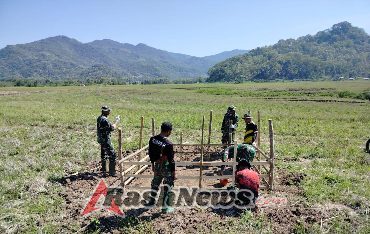 TMMD Kodim 1625/Ngada Dorong Pembangunan Irigasi: Penampungan Air Puun Keo Sudah 18% Terlaksana
