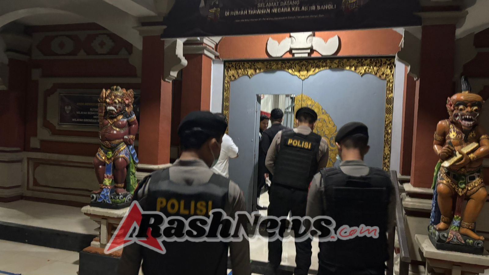 Polres Bangli Laksanakan Pengamanan dan Penggeledahan di Rumah Tahanan Negara Kelas II B Bangli